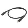 Others |   USB-C 3.1 Gen2 20Gbps Extension Cable PD100W Quick Charge 4K Video Compatible with Thunderbolt3 External Hard Disk, Black 0.3m Computer Peripherals Others