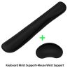 Others |   Wrist Rest Mouse Pad Keyboard Wrist Support Set Memory Foam Ergonomic Non-slip Office Gaming Mouse and Keyboard Wrist Support Computer Peripherals Others