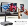 Others |   X6W Plus 4K Wireless Display Receiver 2.4GHz&5GHz Dual-frequency Wireless Dongle with External Antenna HD VGA Audio Ports Computer Peripherals Others