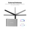 Others |   X6W Plus 4K Wireless Display Receiver 2.4GHz&5GHz Dual-frequency Wireless Dongle with External Antenna HD VGA Audio Ports Computer Peripherals Others