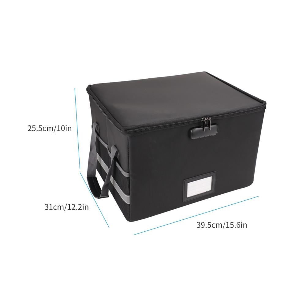 Packing & Shipping Supplies |   Fireproof Document Bag Fireproof Waterproof Storage Box with Lock Suitable for Hanging Letter/Legal Folder Magazine Files Book Portable Home Office Car Safe Box Packing & Shipping Supplies Packing & Shipping Supplies