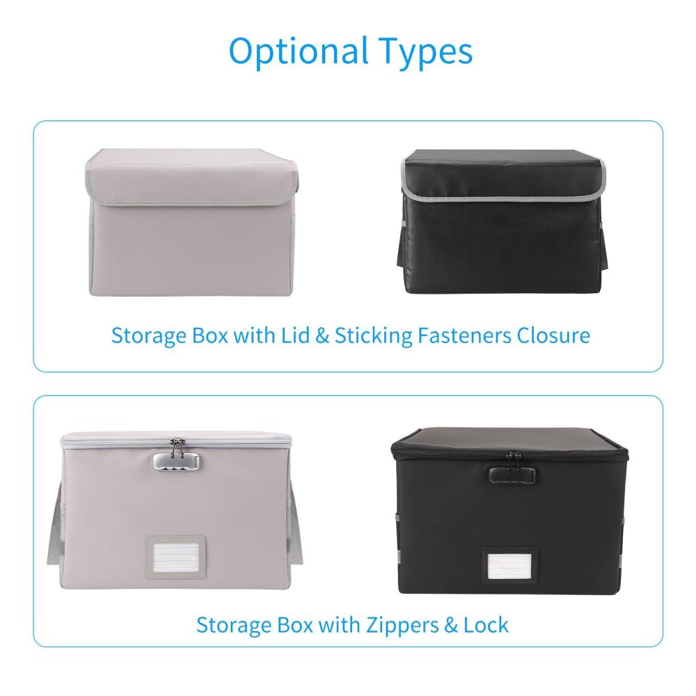 Packing & Shipping Supplies |   Fireproof Document Bag Fireproof Waterproof Storage Box with Lock Suitable for Hanging Letter/Legal Folder Magazine Files Book Portable Home Office Car Safe Box Packing & Shipping Supplies Packing & Shipping Supplies