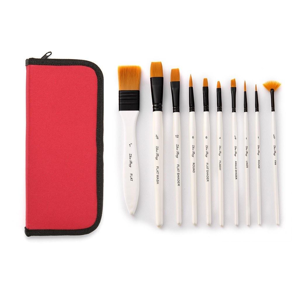 Painting Supplies |   10pcs Paint Brushes Set Kit Painting Supplies Painting Supplies