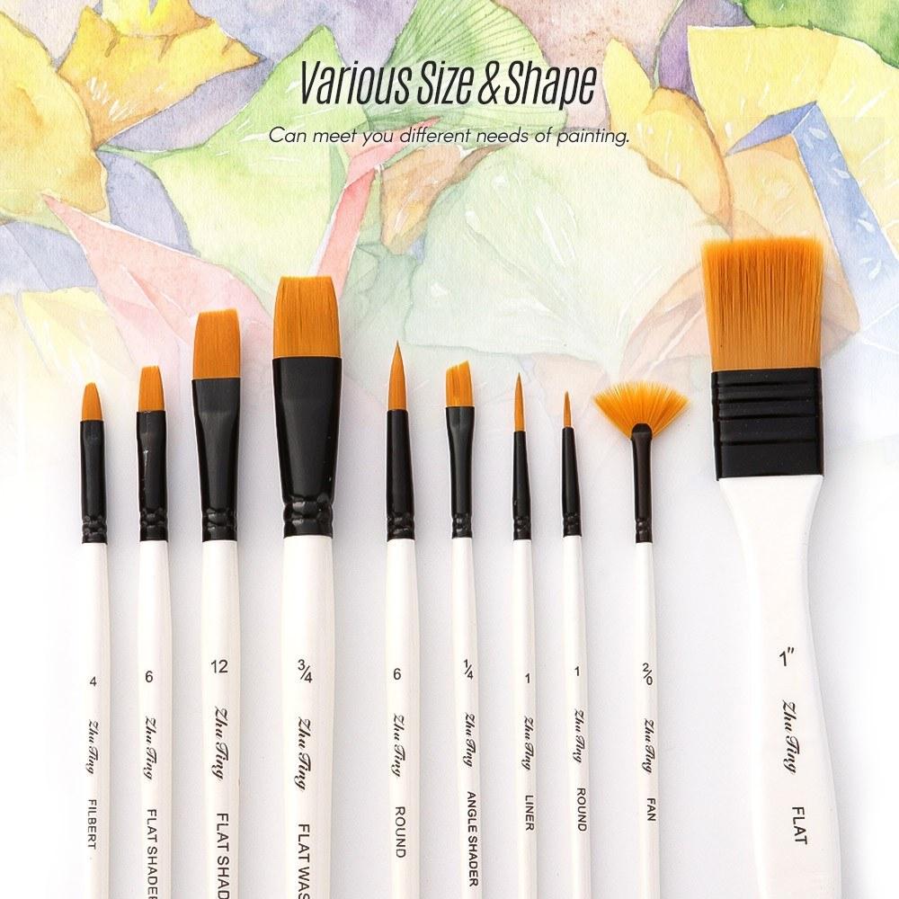 Painting Supplies |   10pcs Paint Brushes Set Kit Painting Supplies Painting Supplies