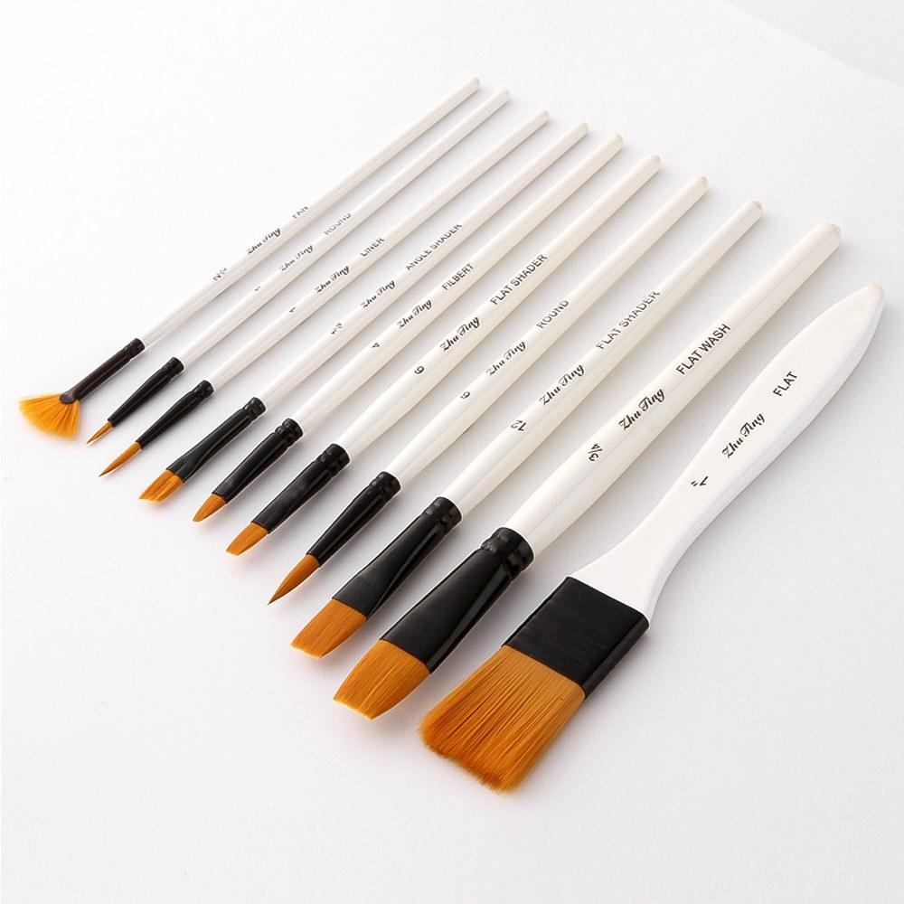 Painting Supplies |   10pcs Paint Brushes Set Kit Painting Supplies Painting Supplies