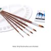 Painting Supplies |   13pcs Professional Art Paint Brushes Set Long Wooden Handle Nylon Hair Paintbrush for Acrylic Oil Watercolor Gouache Face Painting Drawing Art Supplies Painting Supplies Painting Supplies