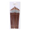 Painting Supplies |   13pcs Professional Art Paint Brushes Set Long Wooden Handle Nylon Hair Paintbrush for Acrylic Oil Watercolor Gouache Face Painting Drawing Art Supplies Painting Supplies Painting Supplies