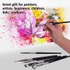 Painting Supplies |   15pcs/set Artist Paint Brushes Set with Scraper Sponge Ball Painting Supplies Painting Supplies