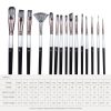 Painting Supplies |   15pcs/set Artist Paint Brushes Set with Scraper Sponge Ball Painting Supplies Painting Supplies