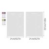 Painting Supplies |   2pcs Clear Acrylic Magnetic Dry Erase Board Weekly Planner and To Do List Board Painting Supplies Painting Supplies