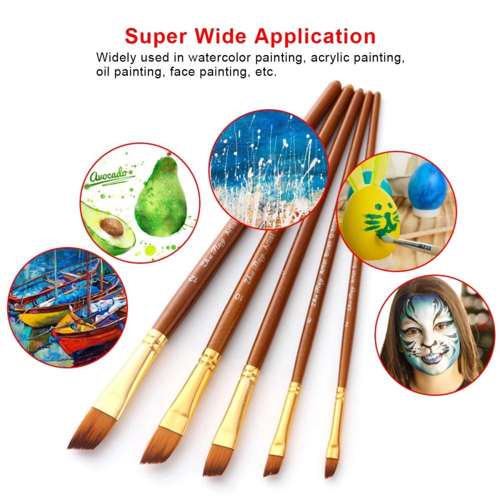 Painting Supplies |   5pcs Paint Brushes Set Kit Painting Supplies Painting Supplies