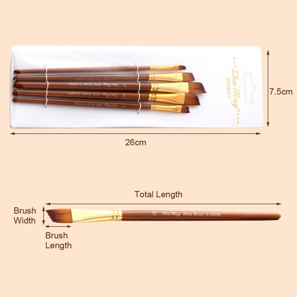 Painting Supplies |   5pcs Paint Brushes Set Kit Painting Supplies Painting Supplies