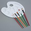 Painting Supplies |   6pcs Paint Brushes and 1pc Palette Tray Set Painting Supplies Painting Supplies