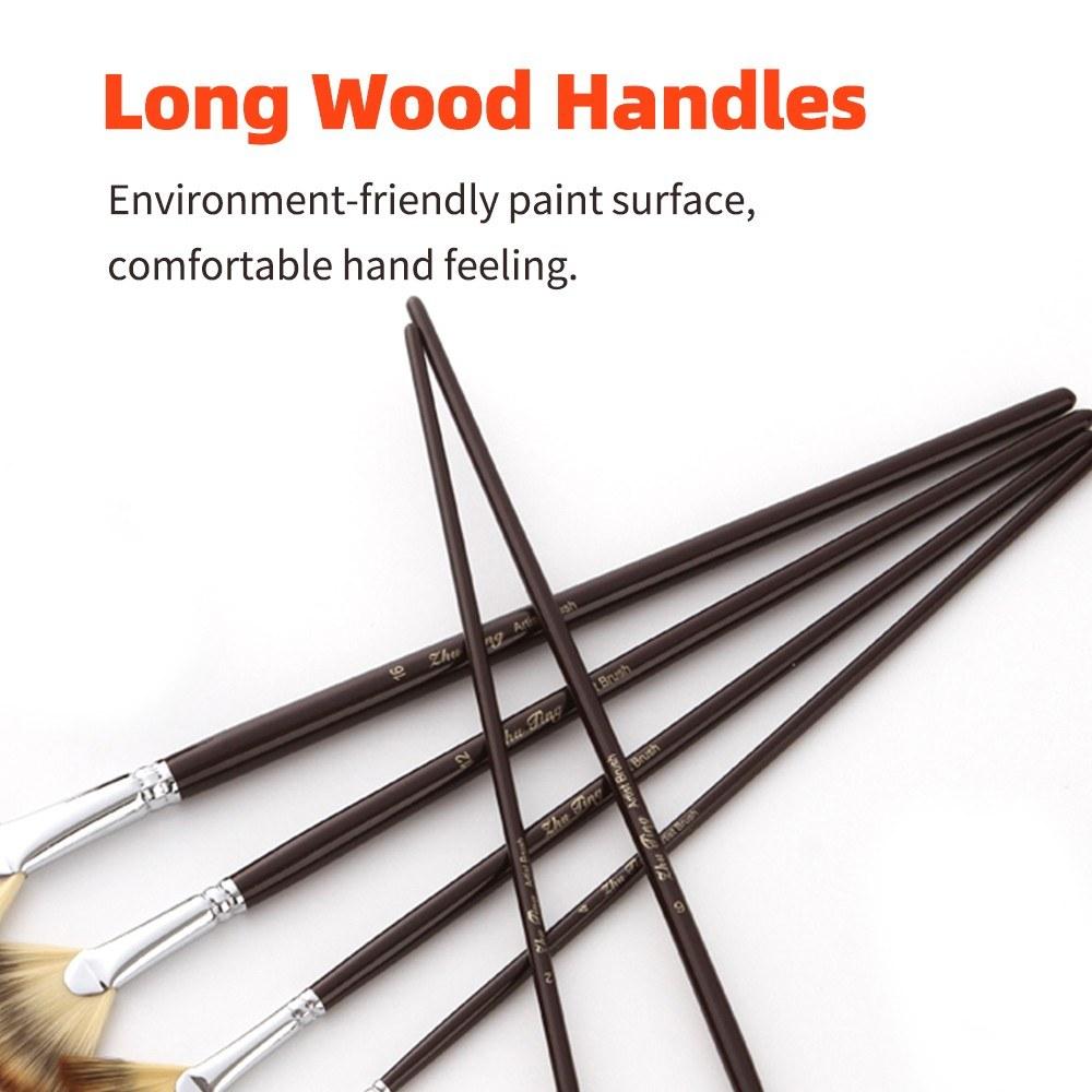 Painting Supplies |   6pcs Professional Fan Paint Brushes Painting Supplies Painting Supplies