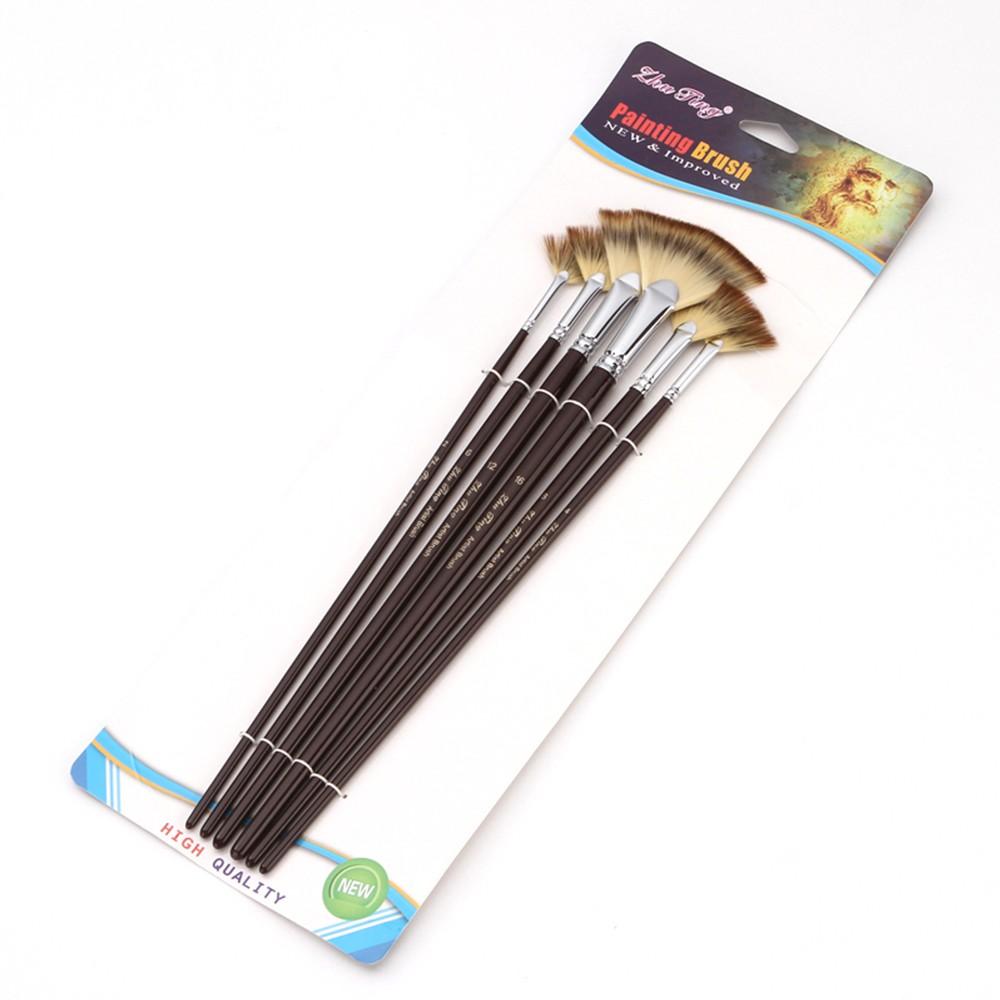 Painting Supplies |   6pcs Professional Fan Paint Brushes Painting Supplies Painting Supplies