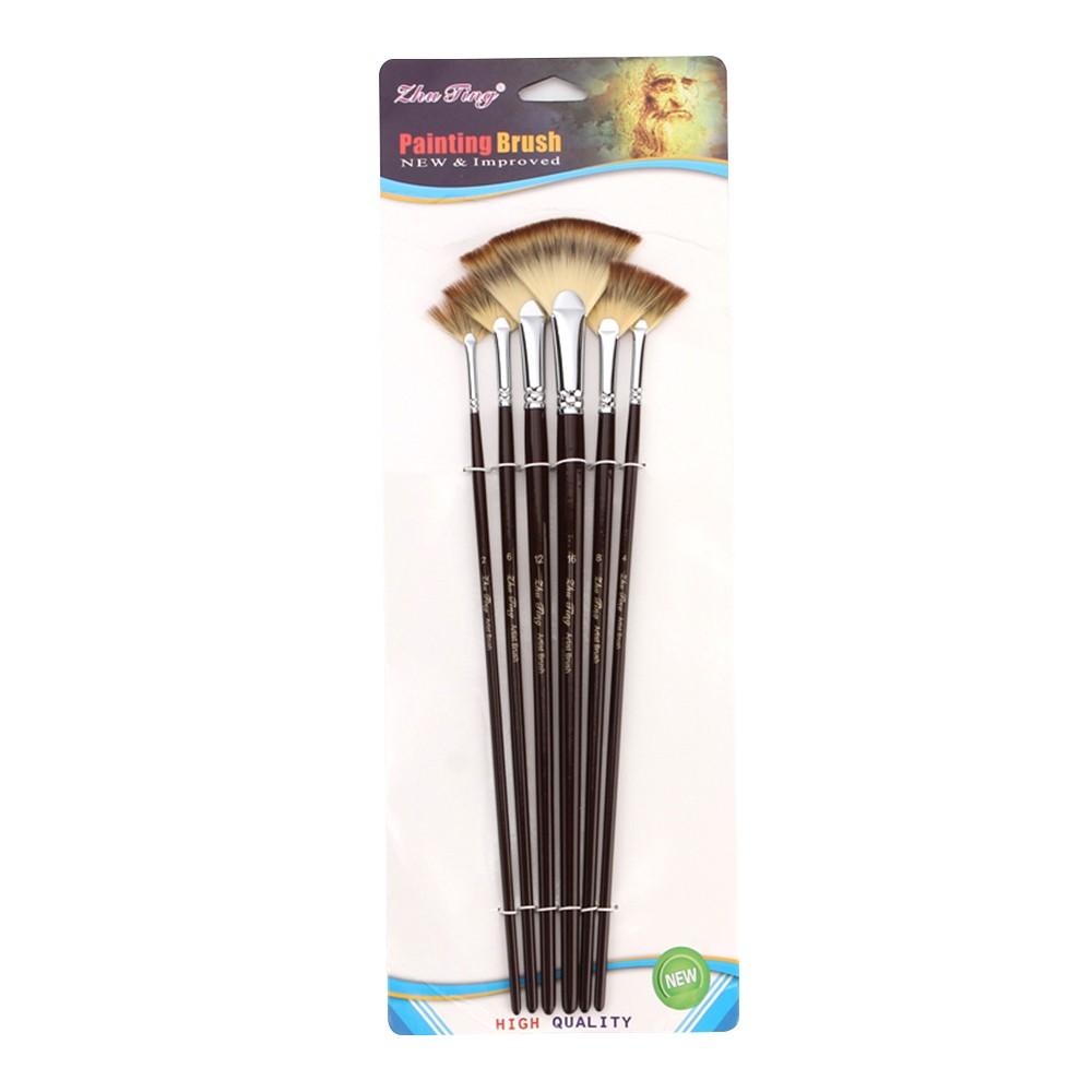 Painting Supplies |   6pcs Professional Fan Paint Brushes Painting Supplies Painting Supplies