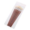 Painting Supplies |   7pcs Oil Paint Brushes Set Professional Fan Brush for Painting with Hog Bristle Natural Hair and Long Wood Handle Artist Fan Brushes for Acrylic / Watercolor Painting Painting Supplies Painting Supplies