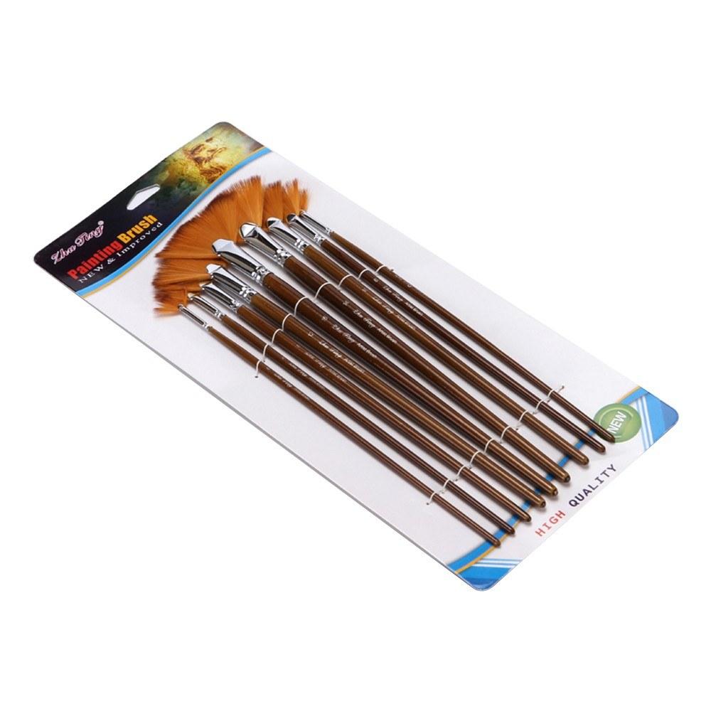 Painting Supplies |   9 PCS Fan Paint Brush Set Painting Supplies Painting Supplies