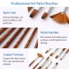 Painting Supplies |   9pcs Professional Paint Brushes Set Painting Supplies Painting Supplies