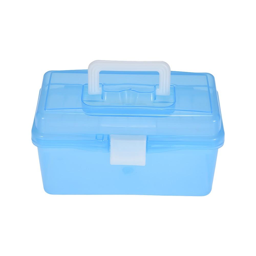 Painting Supplies |   Clear Plastic Art Storage Box Watercolor Oil Painting Supplies Multipurpose Case Portable for Artists Students Painting Supplies Painting Supplies