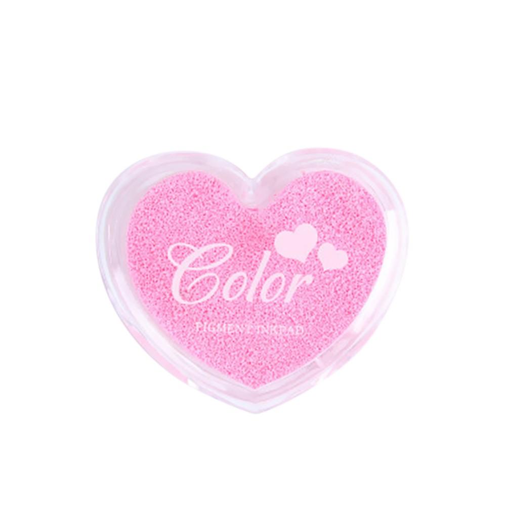 Painting Supplies |   Craft Finger Ink Pad Stamps Candy Colors Heart-Shaped Design Fingerprint Inkpad Painting Supplies Painting Supplies