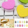 Painting Supplies |   Craft Finger Ink Pad Stamps Candy Colors Heart-Shaped Design Fingerprint Inkpad Painting Supplies Painting Supplies