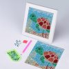 Painting Supplies |   DIY 5D Diamond Painting Cute Tortoise Pattern 150x150mm Full Drill Diamond Embroidery Desktop Decor Children Gift Painting Supplies Painting Supplies