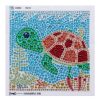 Painting Supplies |   DIY 5D Diamond Painting Cute Tortoise Pattern 150x150mm Full Drill Diamond Embroidery Desktop Decor Children Gift Painting Supplies Painting Supplies