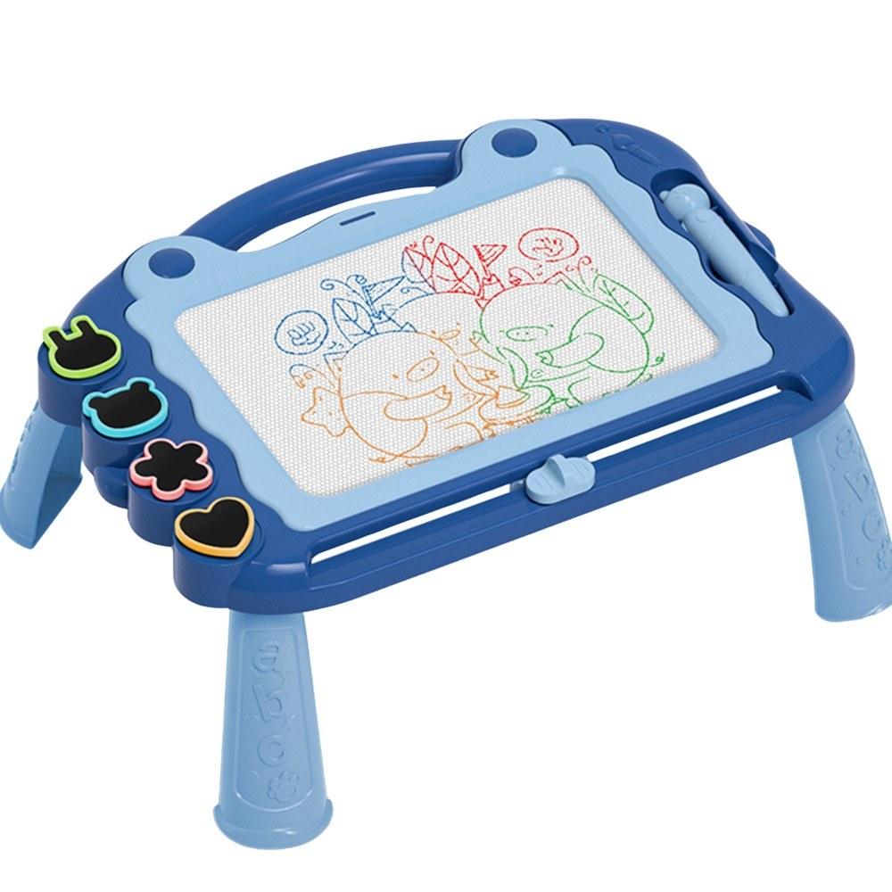 Painting Supplies |   Magnetic Drawing Board for Toddler Kids Painting Writing Pad for Sketch Toy 2-3 Year with 4 Stamps and 1 Pen Educational Learning Aids Birthday Holiday Gift Painting Supplies Painting Supplies