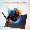 Painting Supplies |   VEIKK S640 Digital Graphics Drawing Tablet 6*4 inch Pen Tablet with 8192 Levels Pressure Passive Pen 5080 LPI One-Touch Eraser Hand Painted Tablet Painting Supplies Painting Supplies