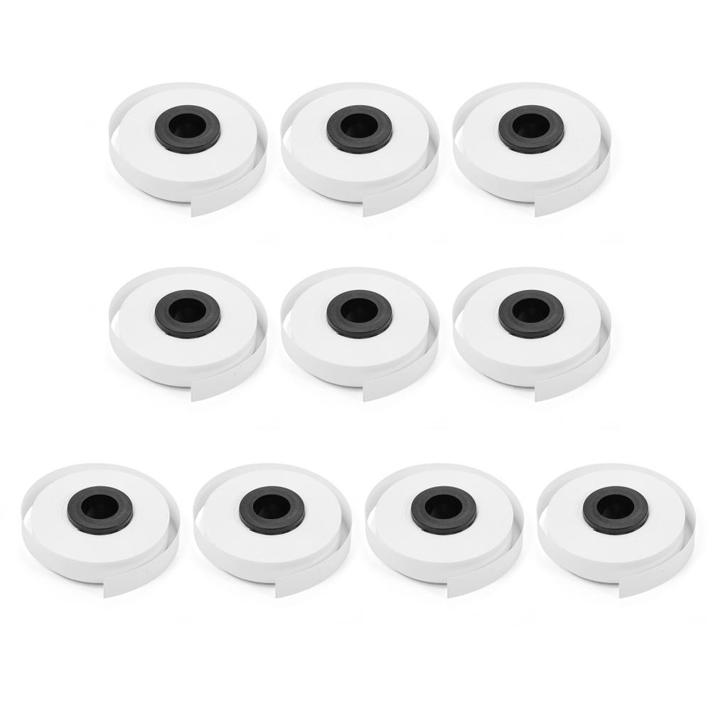 Printers & Copiers Accessories |   10-Pack PET Label Tapes Refills For MAX LM Label Printers LM-370A/ LM-380E/ LM-380A/ LM-380EZ/ LM-390A  – 9mmx8m Stationery Supplies Printers & Copiers Accessories