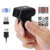 Printers & Copiers Accessories |   2D Barcode Scanner Portable Finger Handheld Wearable Ring 1D 2D Bar Code Reader Printers & Copiers Accessories Printers & Copiers Accessories