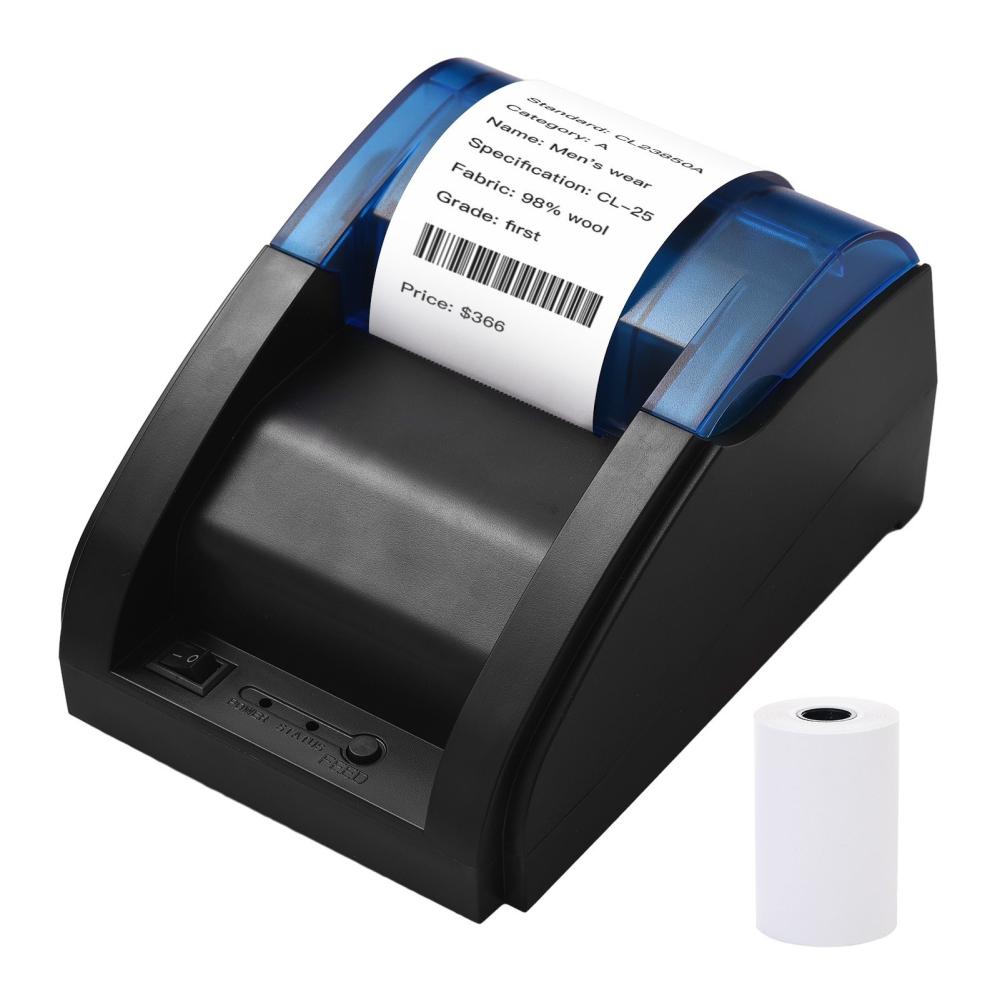 Printers & Copiers Accessories |   58mm Desktop Receipt Printer POS Printer Direct Thermal Printing Support ESC/POS for Shipping Restaurant Kitchen Supermarket Home Small Business Retail Store Printers & Copiers Accessories Printers & Copiers Accessories