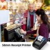 Printers & Copiers Accessories |   58mm Desktop Receipt Printer POS Printer Direct Thermal Printing Support ESC/POS for Shipping Restaurant Kitchen Supermarket Home Small Business Retail Store Printers & Copiers Accessories Printers & Copiers Accessories