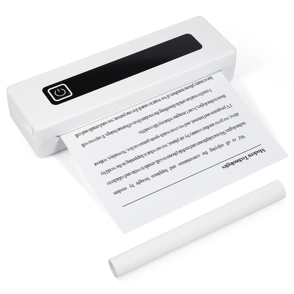 Printers & Copiers Accessories |   A4 Portable Printer Thermal Paper Printing for Travel Mobile Photo Printer Wireless Support 210mm/112mm(4”)/80mm(3”)/57mm (2”) Width Suitable for Home Office Printing Sketches Reports Printing – Come with 1 A4 Thermal Paper Roll Printers & Copiers Accessories Printers & Copiers Accessories