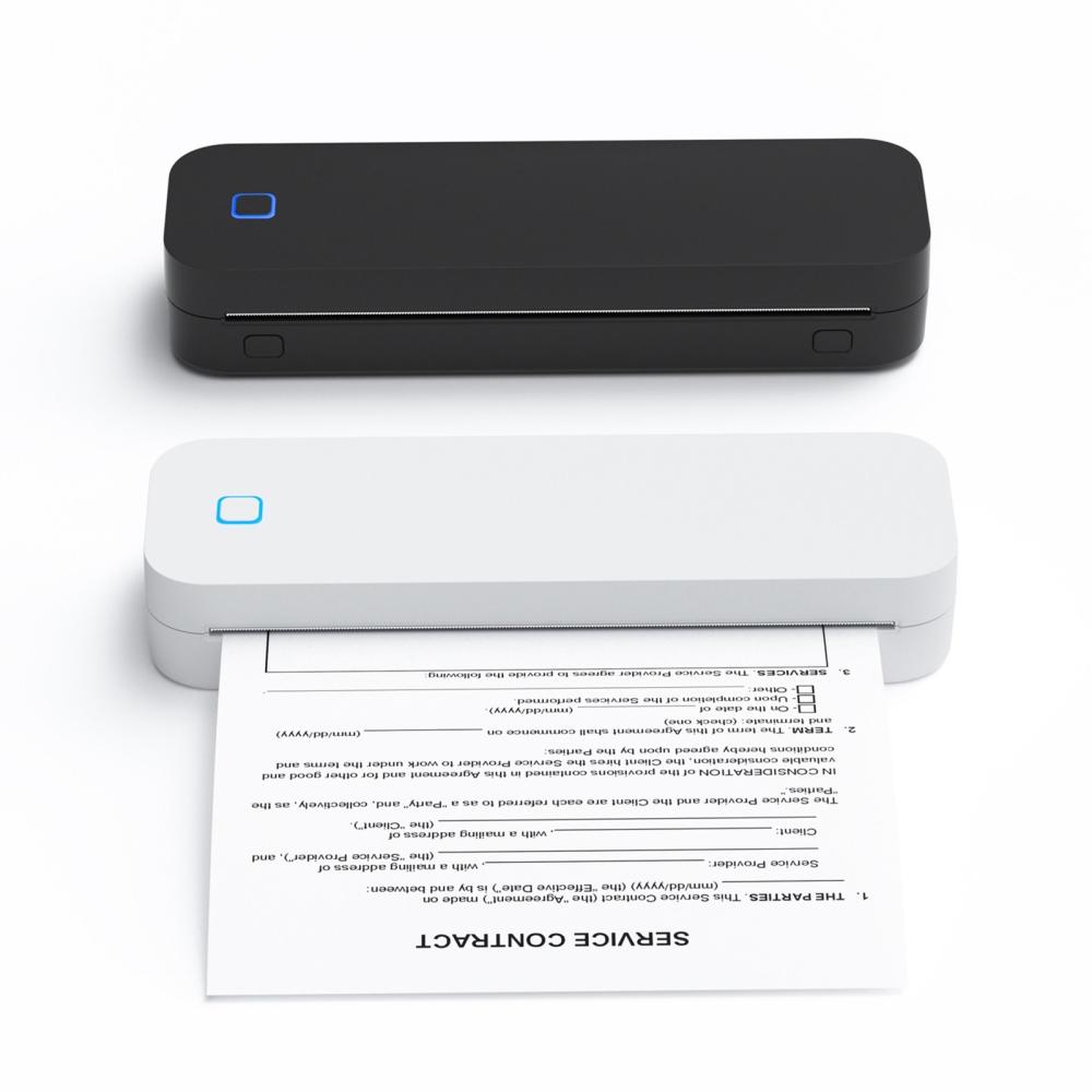 Printers & Copiers Accessories |   A4 Portable Thermal Transfer Printer Compatible with Windows/ Mac System Ink-less Printing Tattoo Pattern PDF File Webpage Contract Documents Picture Comes with 1pc Paper Roll Printers & Copiers Accessories Printers & Copiers Accessories