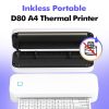 Printers & Copiers Accessories |   A4 Portable Thermal Transfer Printer Compatible with Windows/ Mac System Ink-less Printing Tattoo Pattern PDF File Webpage Contract Documents Picture Comes with 1pc Paper Roll Printers & Copiers Accessories Printers & Copiers Accessories