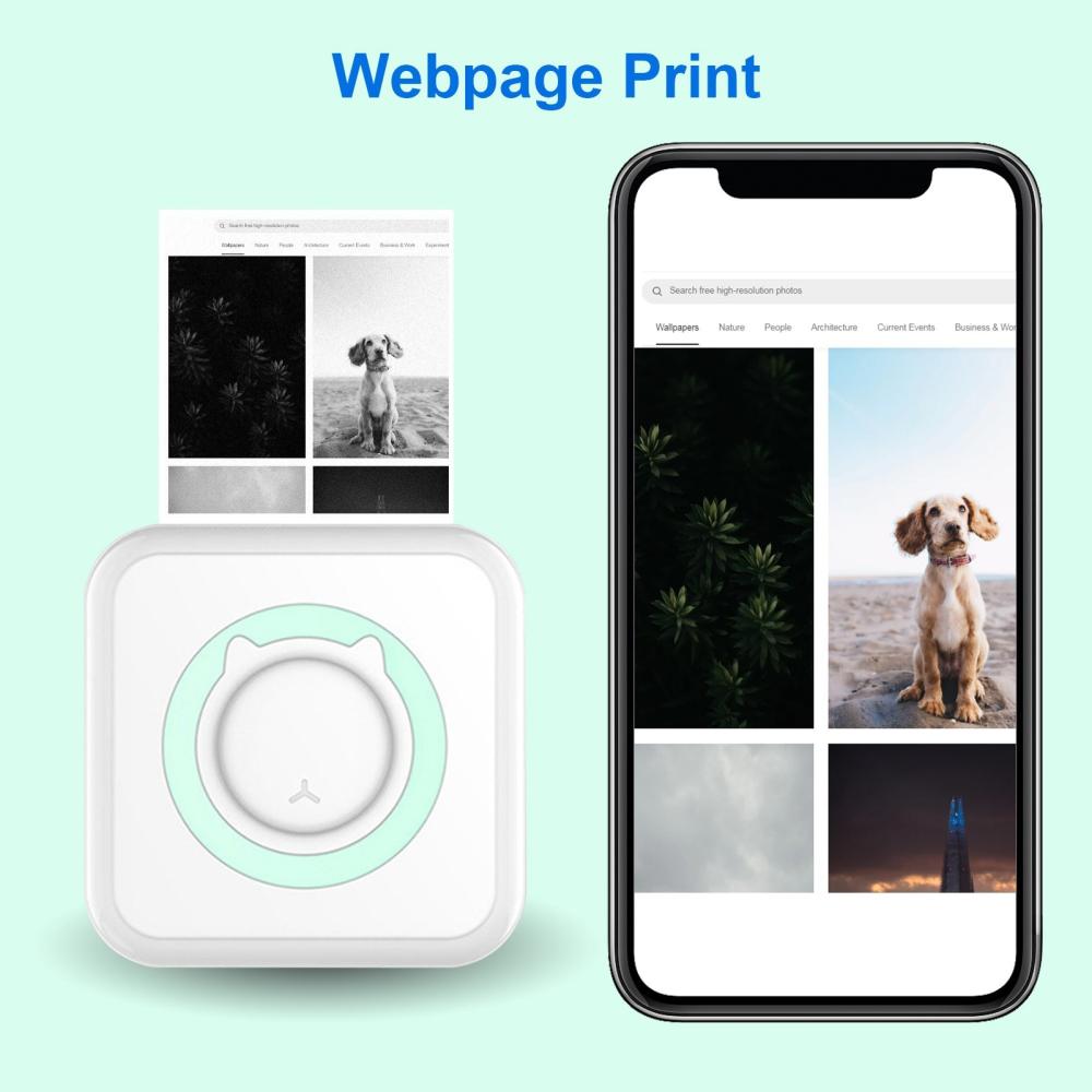 Printers & Copiers Accessories |   All-in-one Photo Printer Multifunction Portable Printer Wireless Instant Mini Printer Printers & Copiers Accessories Printers & Copiers Accessories