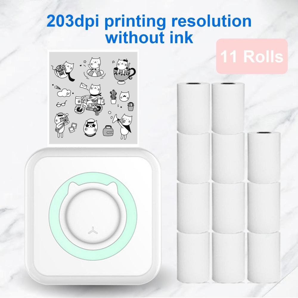 Printers & Copiers Accessories |   All-in-one Photo Printer Multifunction Portable Printer Wireless Instant Mini Printer Printers & Copiers Accessories Printers & Copiers Accessories