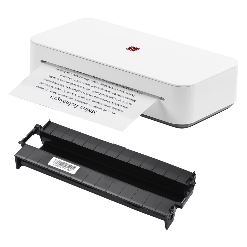 Printers & Copiers Accessories |   HPRT GT1 A4 Portable Thermal Transfer Printer Wireless&USB Connect Connect with Mobile Computer for Office School Comes with 1pc Ribbon Roll Printers & Copiers Accessories Printers & Copiers Accessories