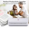 Printers & Copiers Accessories |   HPRT GT1 A4 Portable Thermal Transfer Printer Wireless&USB Connect Connect with Mobile Computer for Office School Comes with 1pc Ribbon Roll Printers & Copiers Accessories Printers & Copiers Accessories