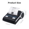 Printers & Copiers Accessories |   Milestone MHT-P8001 Portable 80mm Thermal Printer BT+USB Dual-mode Connection Built-in Rechargeable Lithium Battery EU Plug Printers & Copiers Accessories Printers & Copiers Accessories