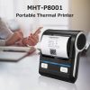 Printers & Copiers Accessories |   Milestone MHT-P8001 Portable 80mm Thermal Printer BT+USB Dual-mode Connection Built-in Rechargeable Lithium Battery EU Plug Printers & Copiers Accessories Printers & Copiers Accessories