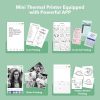 Printers & Copiers Accessories |   Mini Thermal Printer Multifunction Portable Sticker Maker Instant Photo Inkless Printing Support BT Connection for Smartphone with 1 Paper Rolls 57mm Printers & Copiers Accessories Printers & Copiers Accessories