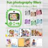 Printers & Copiers Accessories |   Portable Mini Photo Printer for Children with 1200W Dual Cameras 2.4” Screen Support Music Playback and Game Playing OTG Function with 3 Print Paper Roll+32G Memory Card+Card Reader Printers & Copiers Accessories Printers & Copiers Accessories