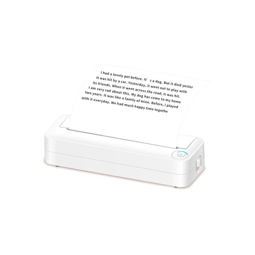 Printers & Copiers Accessories |   Portable Printer Wireless Inkless Printer 8.26”x11.69” Thermal Paper Printer Support BT Connection Free OCR Text Extraction Compatible with iOS, Android & Laptop Printers & Copiers Accessories Printers & Copiers Accessories