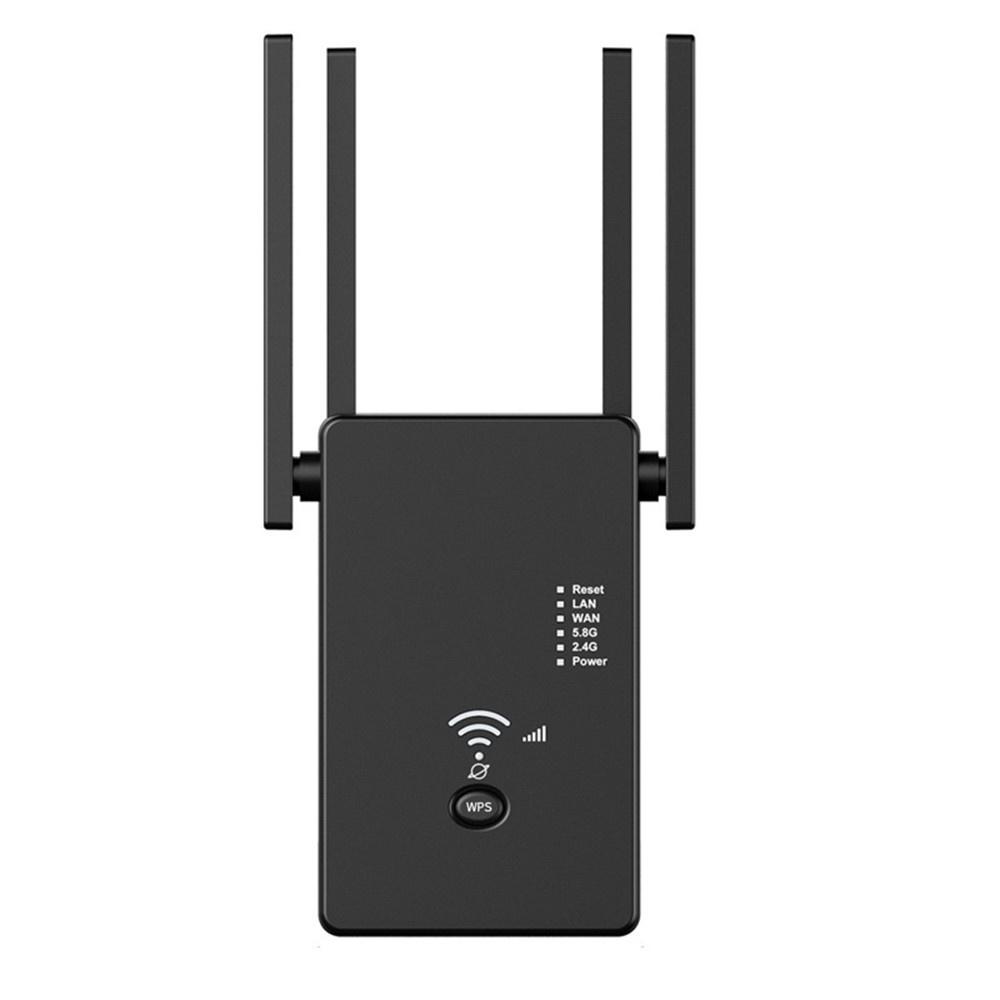 Repeaters |   1200mbps Wifi Amplifier Repeater 2.4/5.8ghz AC1200M Signal Amplifier Networking Repeaters