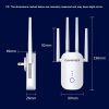 Repeaters |   COMFAST 1200Mbps WiFi Repeater 2.4G/5.8G Dual-band Wireless Range Extender WiFi Signal Booster Amplifier for Home Wall Mounted with Ethernet Port One Button Reset Networking Repeaters