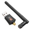 Repeaters |   USB WiFi Adapter 600Mbps Dual Band Wireless Network Adapter Dongle 2.4GHz / 5.0GHz Ethernet 802.11AC w/ Antenna for Laptop Desktop Tablet PC Smart Phone Networking Repeaters