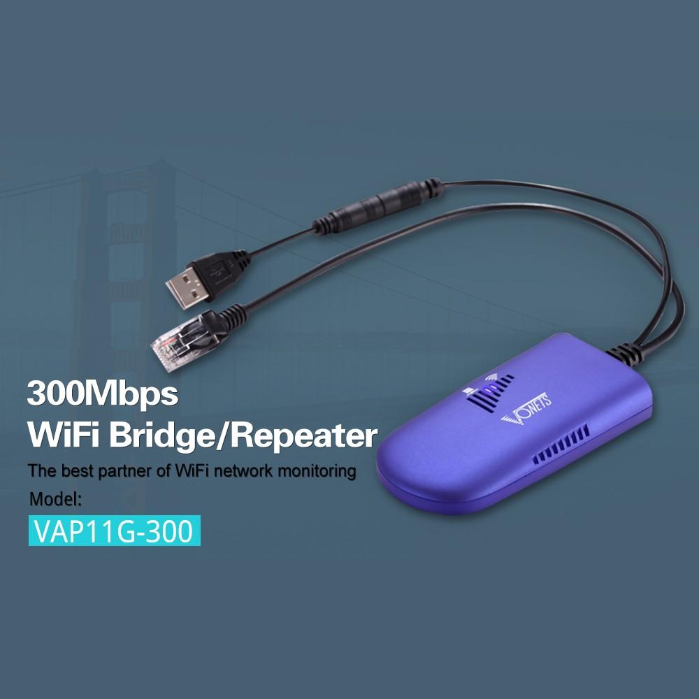 Repeaters |   VAP11G-300 300M Wireless Repeater WiFi Bridge WiFi Signal Amplifier Support 802.11b/g/n Wireless Protocol AP+Repeater Modes Networking Repeaters